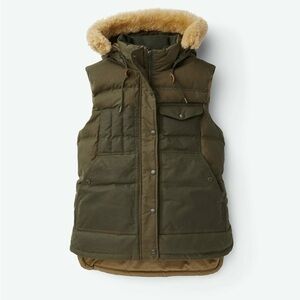 Filson Olive Green Women's Puffer Vest